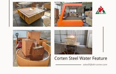 Corten Steel Water Feature